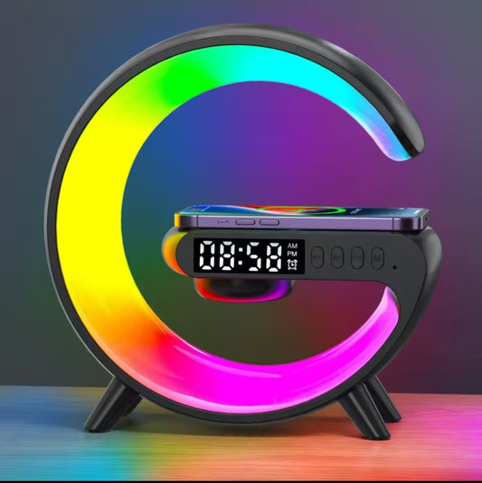 G63 Atmosphere RGB Light Bluetooth Speaker With Wireless Charging